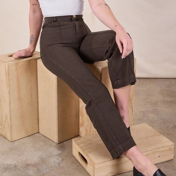 NWT Western Pants - Espresso Brown - Picture 2 of 6